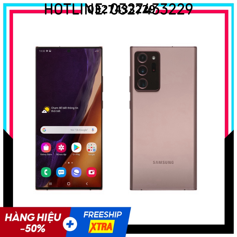 Điện thoại Samsung Galaxy Note 20 Ultra 5G (8GB/256GB) - Hàng Chính Hãng 100% Bảo Hành Điện Tử 12 Tháng giá sốc