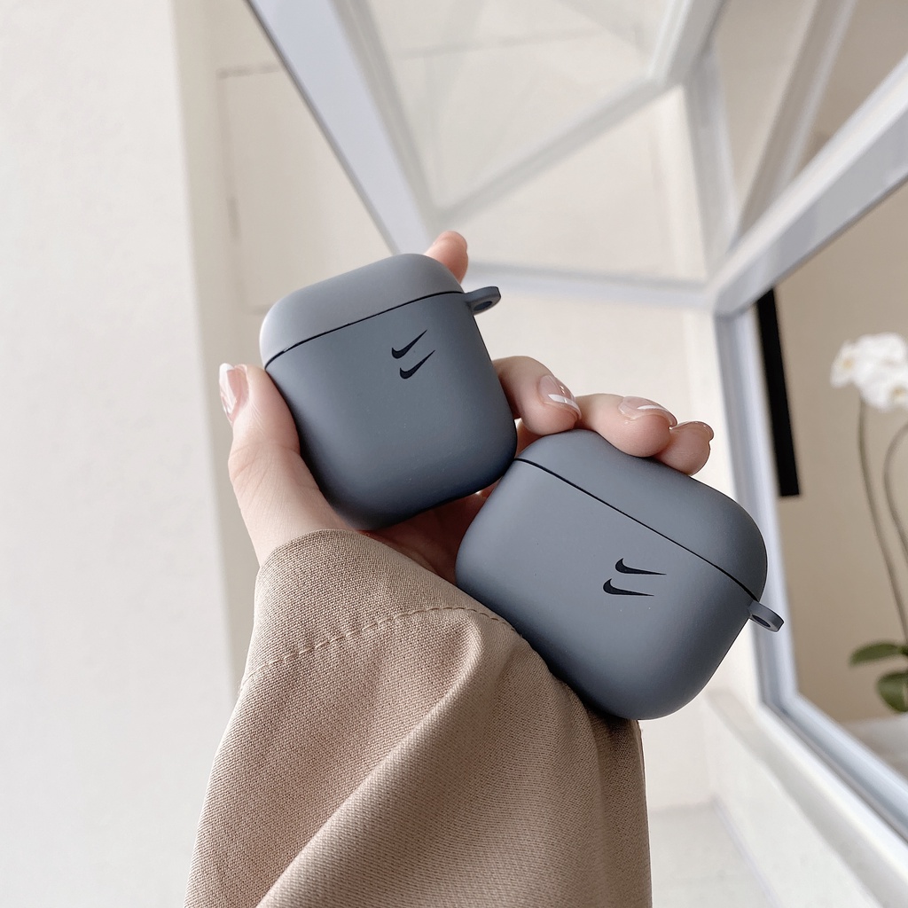 Vỏ hộp sạc tai nghe SPRISE có lỗ gắn móc khóa thời trang thích hợp cho Airpod 1/2 / Pro/3