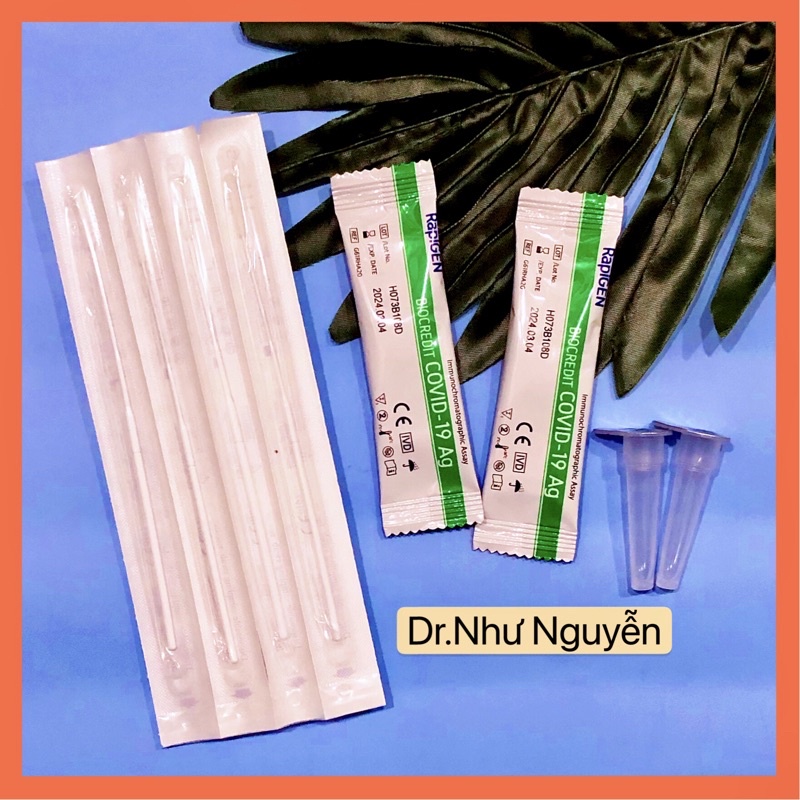 [Ship ngay] Kit xét nghiệm nhanh covid 19 Rapigen Biocredit