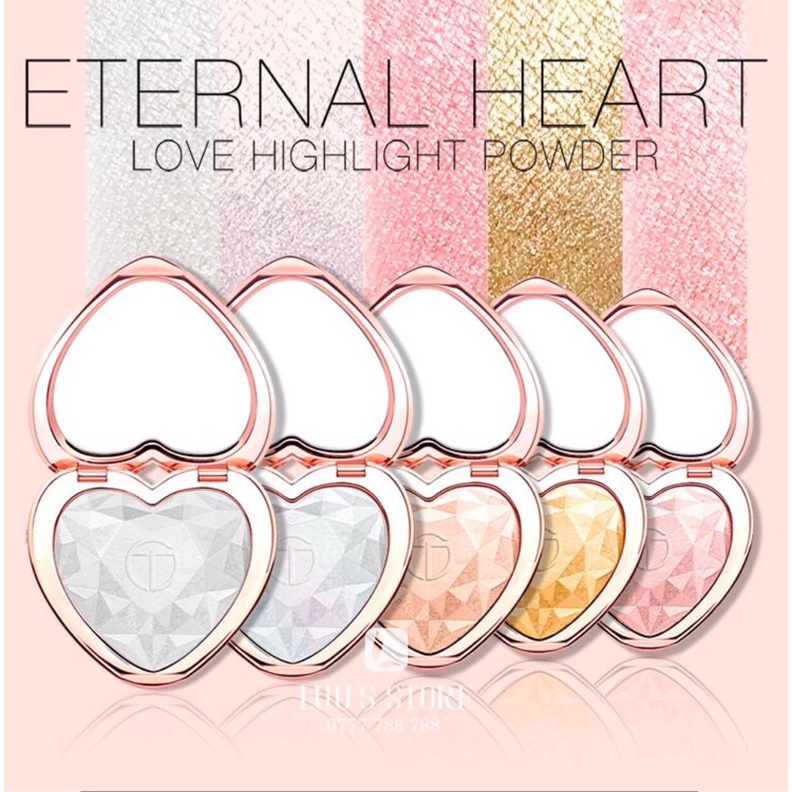 Phấn nén bắt sáng highlight O.Two.O Trái Tim