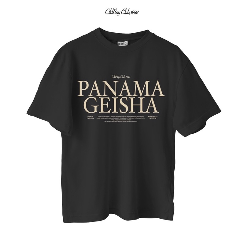 Áo thun Oversize OLDBAY “Panama Geisha ”