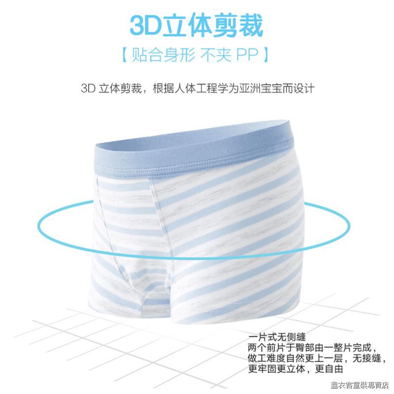 Quần Lót Boxer Vải Cotton In Hoạt Hình One Piece 3d Thời Trang Mùa Hè Cho Bé Trai