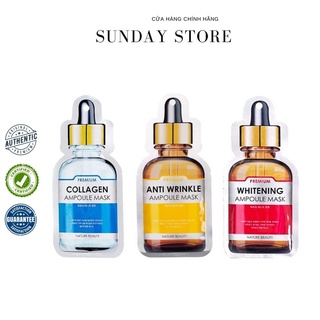 Mặt Nạ Nature Beauty Ampoule Hộp 10 Miếng