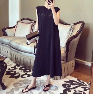 Váy phông suông đai jeans