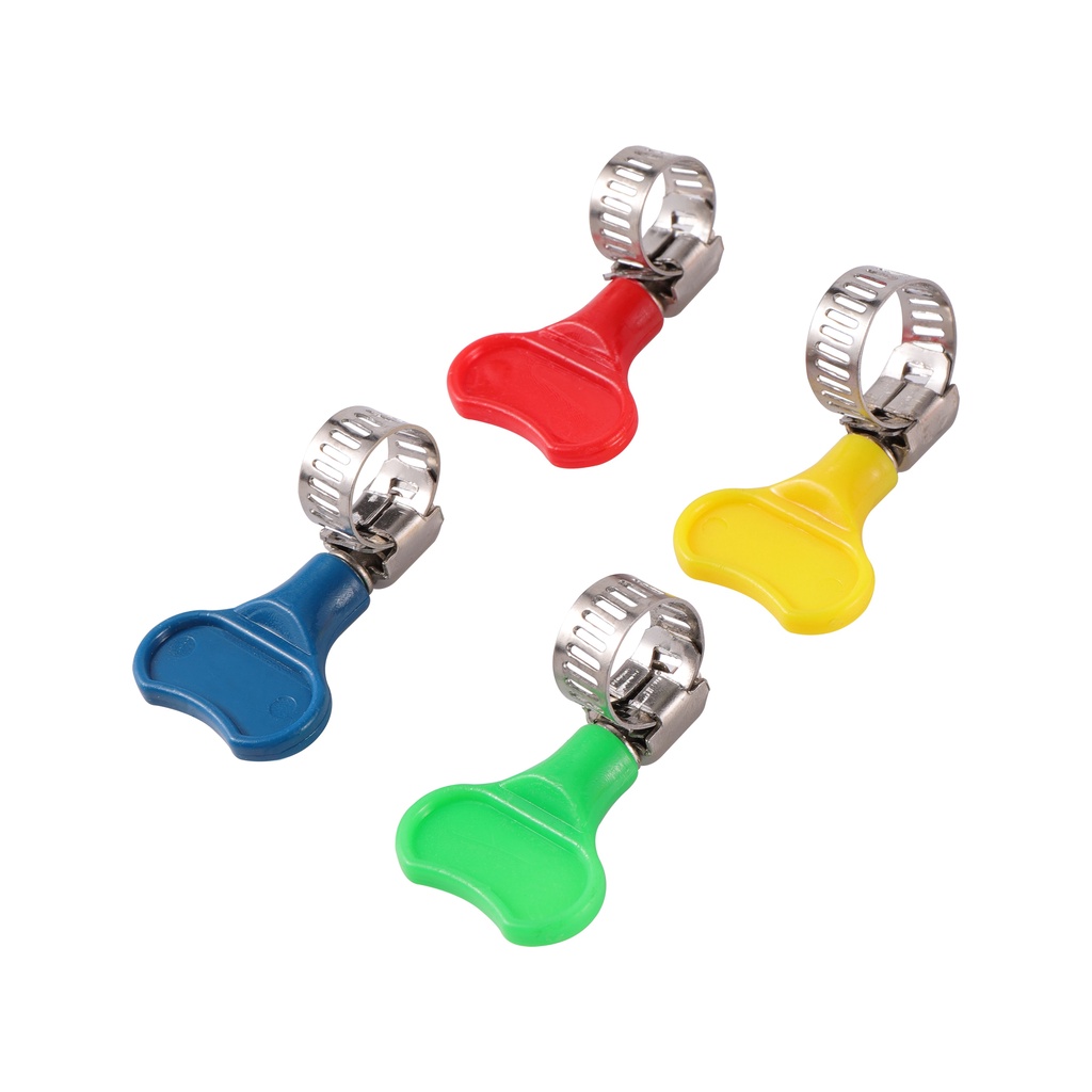 Set 2 Kẹp Ống Nước Bằng Thép Không Gỉ Đường Kính 8~38mm