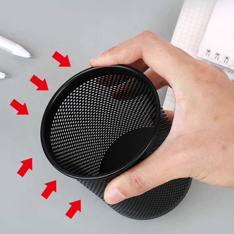 Giỏ Đựng Bút Lưới Sắt Văn Phòng Để Bàn - Ống Đựng Bút Kim Loại Văn Phòng Phẩm 1385 Lavio Store