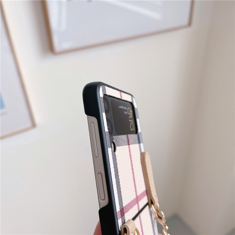 Ốp Điện Thoại Da PU Dạng Túi Xách Hình Gấu Thời Trang Chống Sốc Cho Samsung Galaxy Z Flip 3 5G Flip3 Zflip3 Z Flip3 Z3