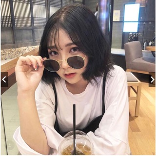 _ Kính nữ ulzzang ngố râm đen 🥰