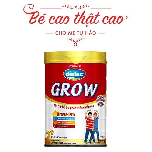 SỮA BỘT DIELAC GROW 2+ 900G (CHO TRẺ TỪ 2 - 10 TUỔI)