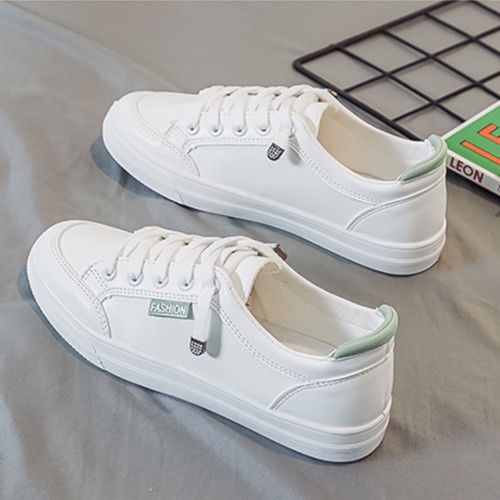 Giày Thể Thao Trắng Đế Bằng Phối Lưới Mỏng Thoáng Khí Thời Trang Mùa Hè Hàng Mới Dễ Phối Đồ Cho Nữ