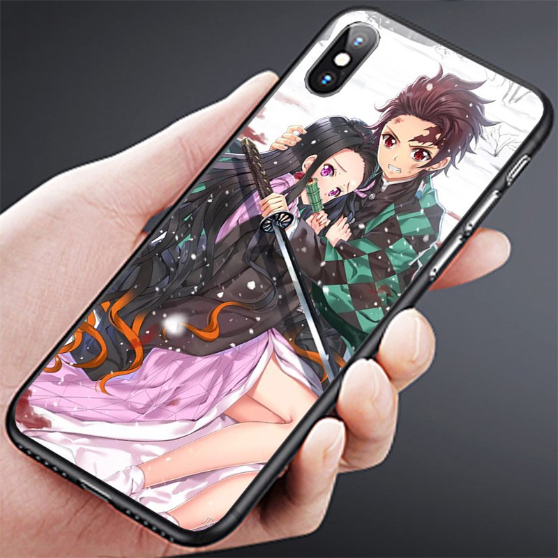 Meizu Meilan Mblu V8 X8 17 MX4 18 Pro 2 3 Max Printed Shell Black soft Phone case Kimetsu no Yaiba Demon Slayer