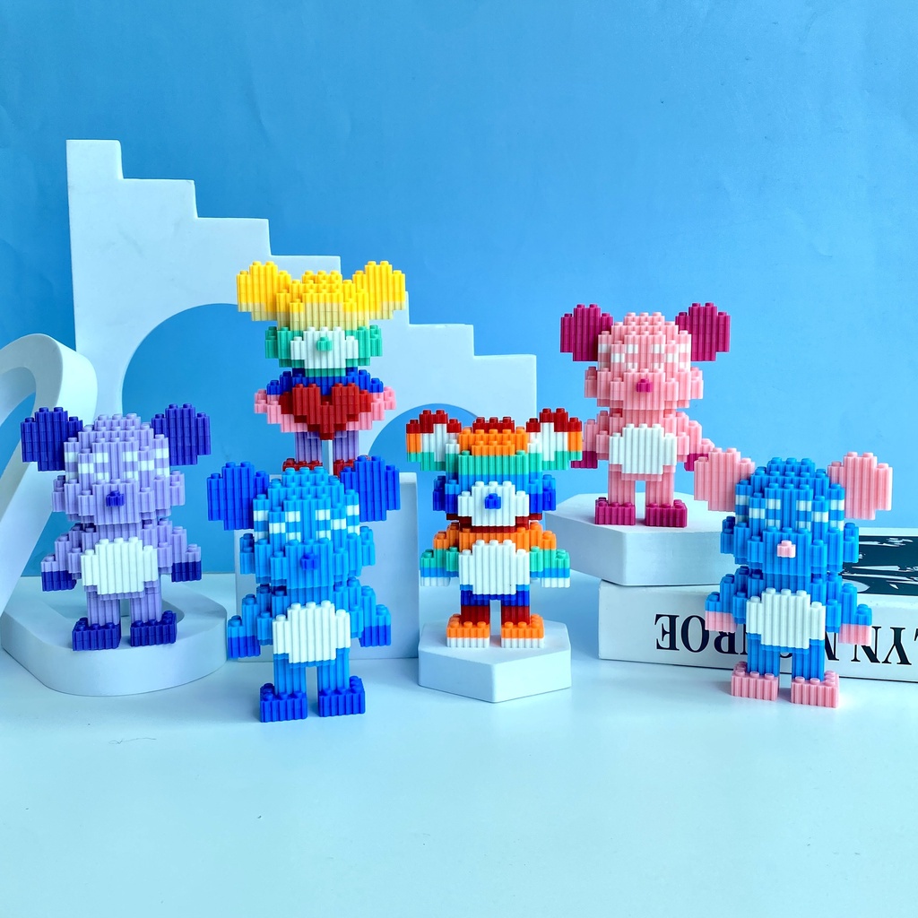 Đồ chơi lắp ráp hình thú 3D nhân vật hoạt hình (nhiều mẫu có thể chọn mẫu)