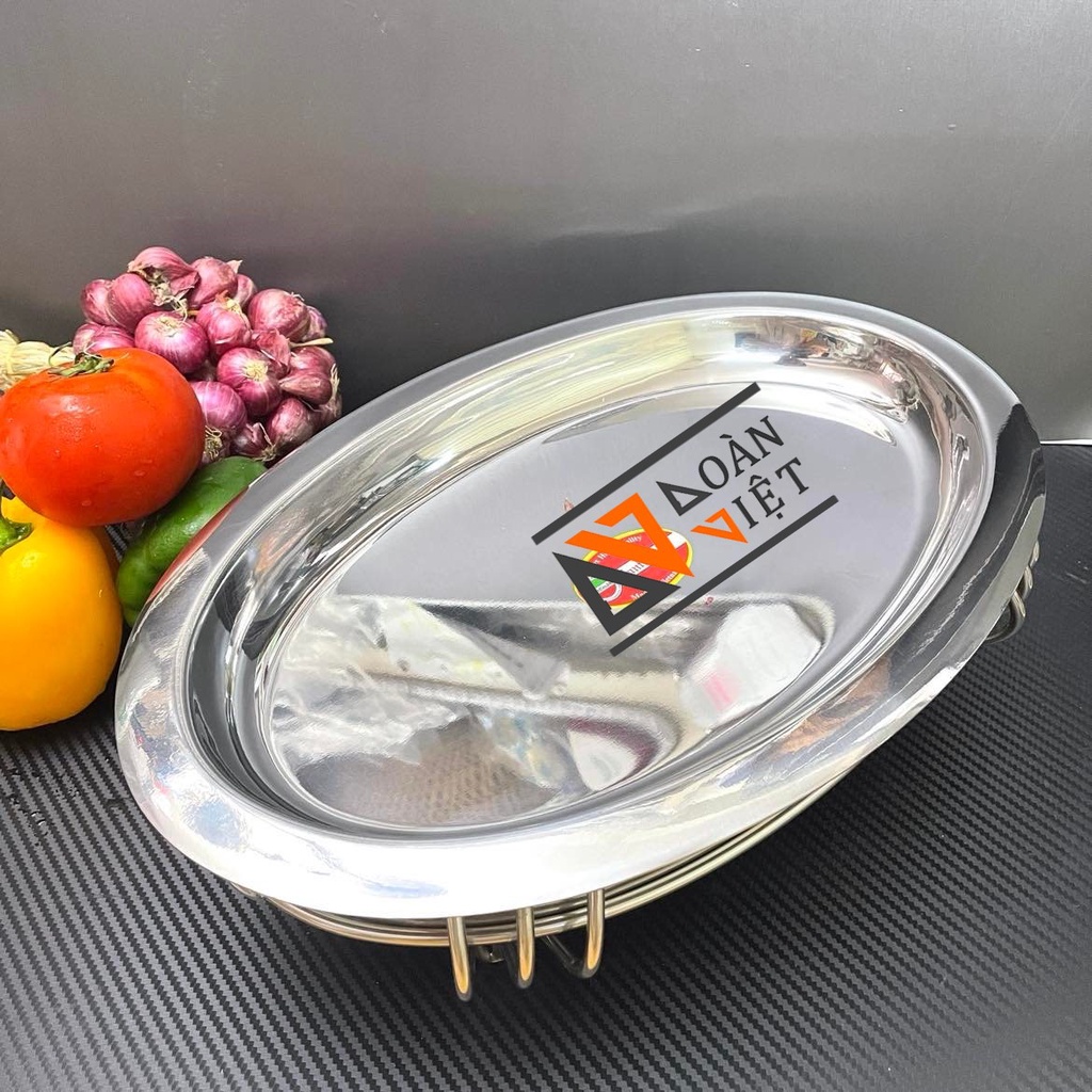 Dĩa Hột Xoài Inox Cao Cấp Làm Bò Né, Bò Xào Bông Thiên Lý,Mực Né ...Kèm Bếp Cồn Inox Cao Cấp- Dụng Cụ Nhà Bếp, Nấu ăn