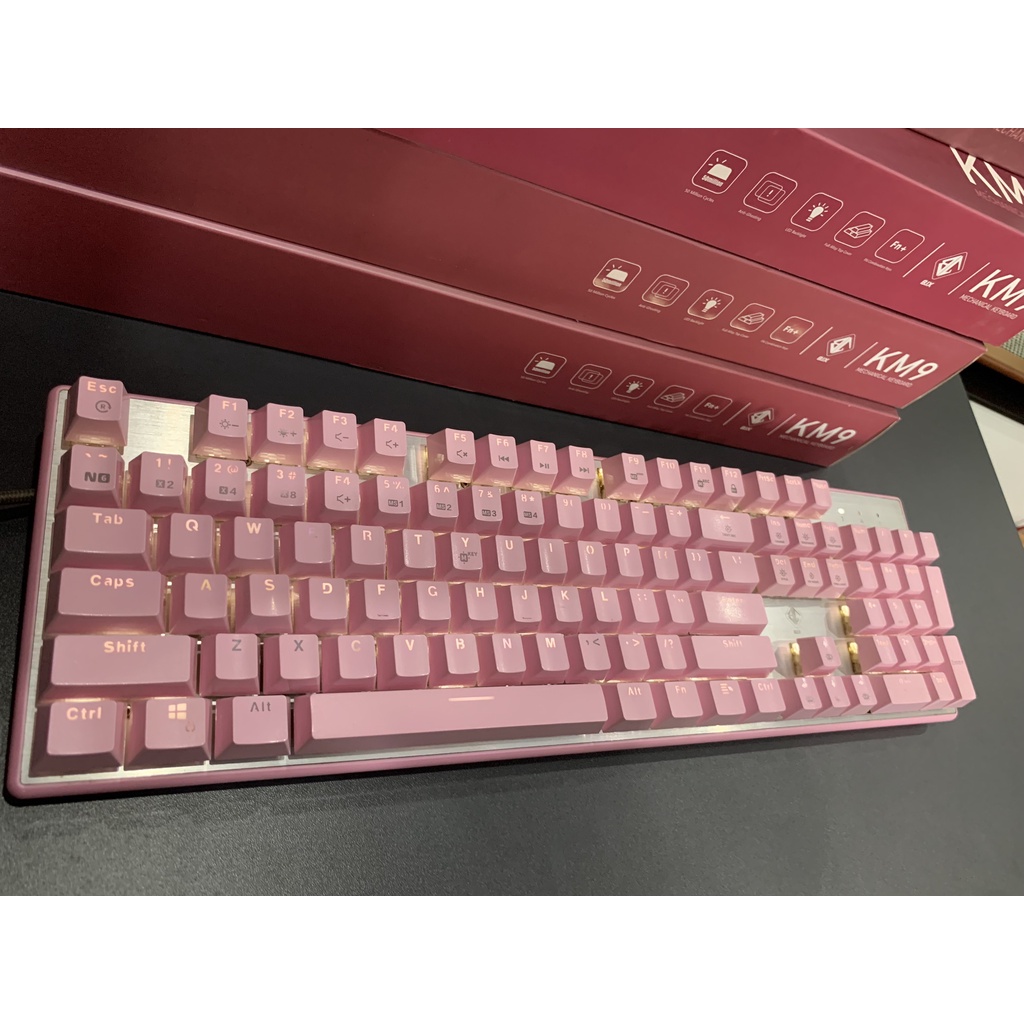 Phím Cơ BJX KM9 Pink-Blue Switch