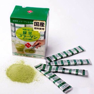 Bột trà xanh Hanamai Tea Collagen