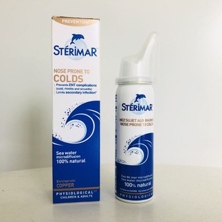 xịt mũi nước biển phun sương STERIMAR Đồng mẫu mới của Pháp