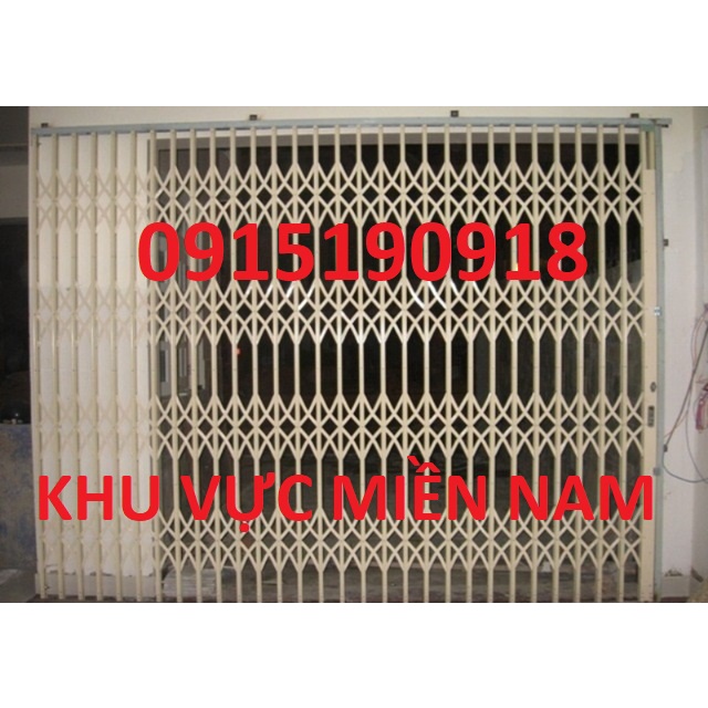 Cửa kéo Đài Loan, không lá che, đã bao gồm công lắp đặt và vận chuyển đến công trình Tp HCM, bảo hành 1 năm