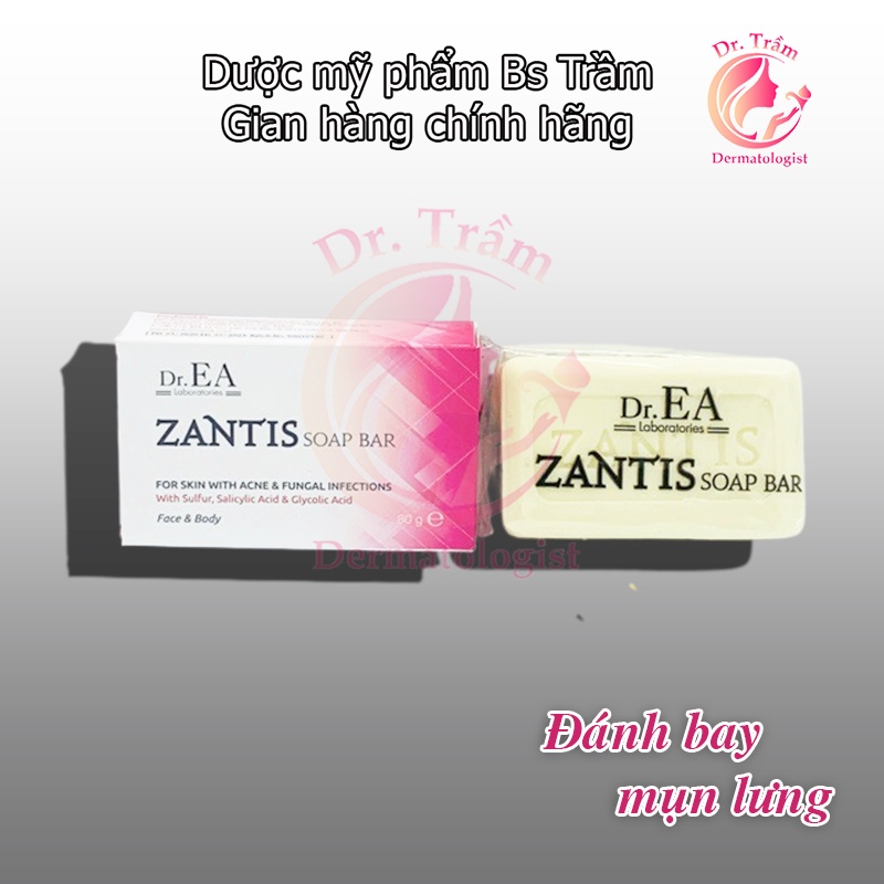 Xà phòng ZANTIS SOAP BAR ✨ Chính hãng ✨ XÀ PHÒNG Y KHOA giảm mụn lưng