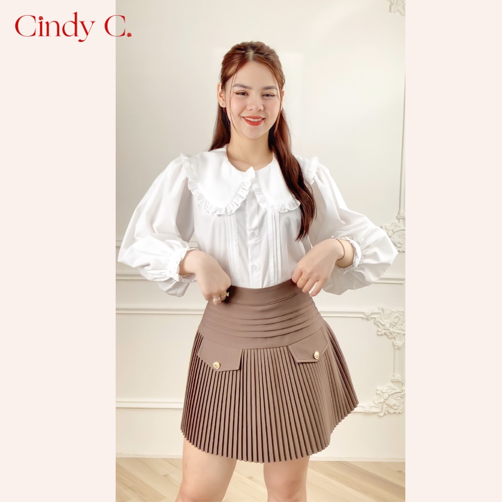 [CINDY 134] Áo Tansy CINDY C Chất Liệu Kate Thiết Kế Sang Trọng Nữ Tính 22104