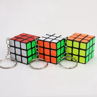 Móc Khóa Rubik 3x3 Keychain 3cm (Xoay Cứng)