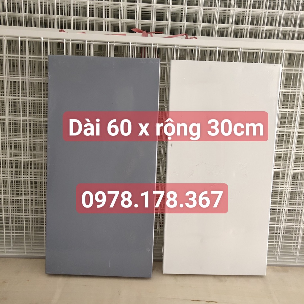 {HỎA TỐC} Mâm sàn lắp ráp kệ sắt V lỗ đa năng - Dài 60 x rộng 30 nhiều màu