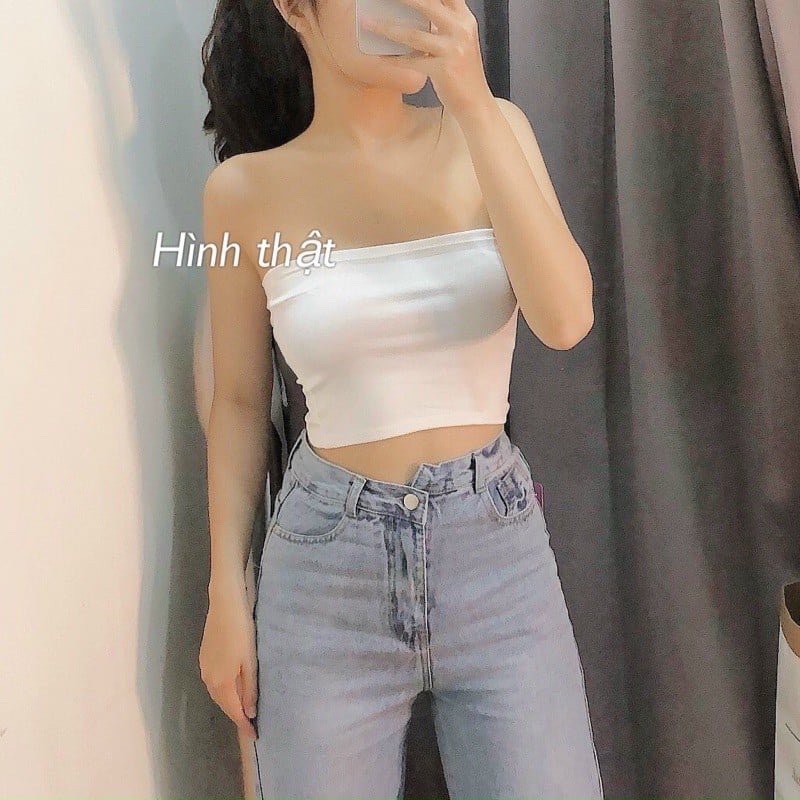 Áo Croptop ⭐ Siêu hot⭐Áo Croptop Basic Tube Top Ôm Dáng Body Cực Chuẩn,Phong Cách Cá Tính Hiện Đại CT32 | BigBuy360 - bigbuy360.vn