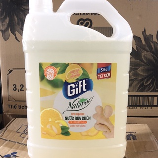 Nước Rửa Chén Gift Natural Chanh Yuzu Và Gừng 3,8kg