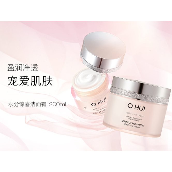 Kem Tẩy Trang Dưỡng Ẩm Ohui Miracle Moisture Cleansing Cream 200ml