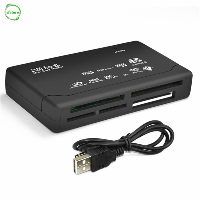 Đầu đọc thẻ nhớ Cf Usb Sdhc Sd Xd Ms Cf Tf M2 đa năng cao cấp