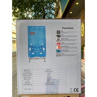 Tủ Sấy Quần Áo BENNY BD-02
