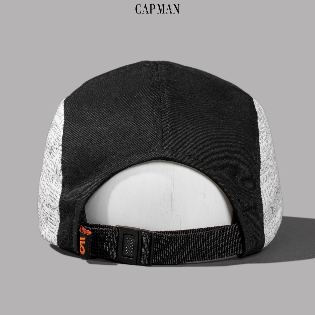 Mũ snapback chính hãng CAPMAN phong cách hiphop màu đen CM132