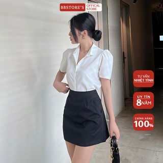 Bbstore's áo sơ mi công sở tay ngắn -a1185