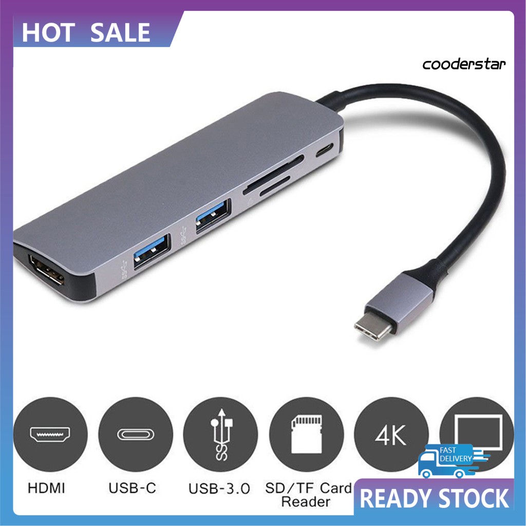 Đầu Đọc Thẻ Nhớ 6 Trong 1 Cổng Usb 3.0 Micro-Sd Tf Pd