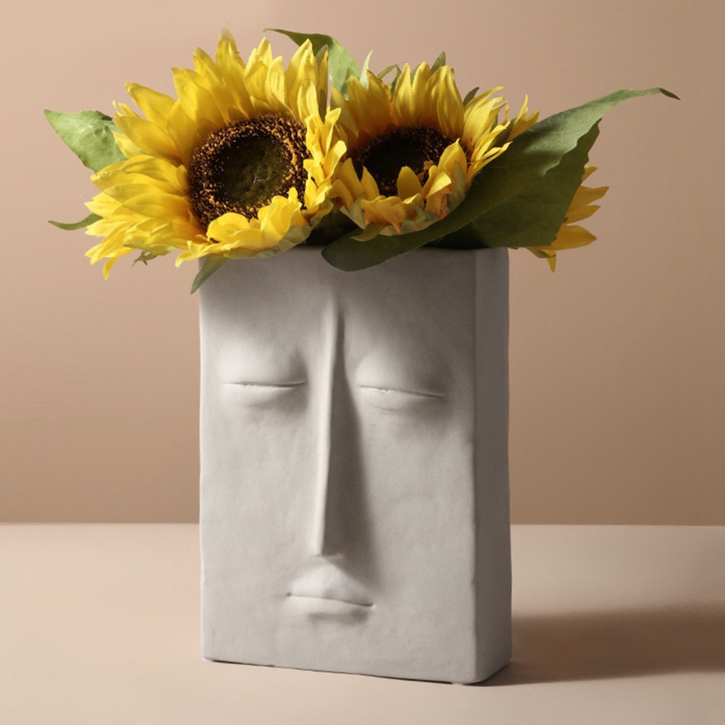 Bình cắm hoa hình con chim bằng sứ