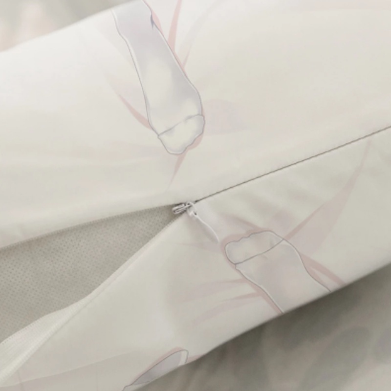 【Ready Stock】Genshin Impact long Body Pillow Cover Peach Skin Pillowcase Double Sided Print girl gift