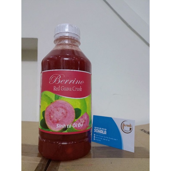 Sinh tố Mứt Berrino chai 1 Lít các vị