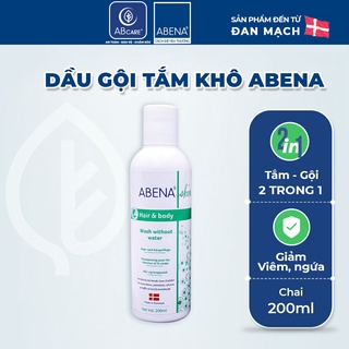 Dầu gội, tắm không dùng nước Abena - Nhập Khẩu Đan Mạch - Làm sạch dịu nhẹ