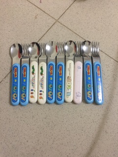 Thìa dĩa trẻ em hàng si Nhật