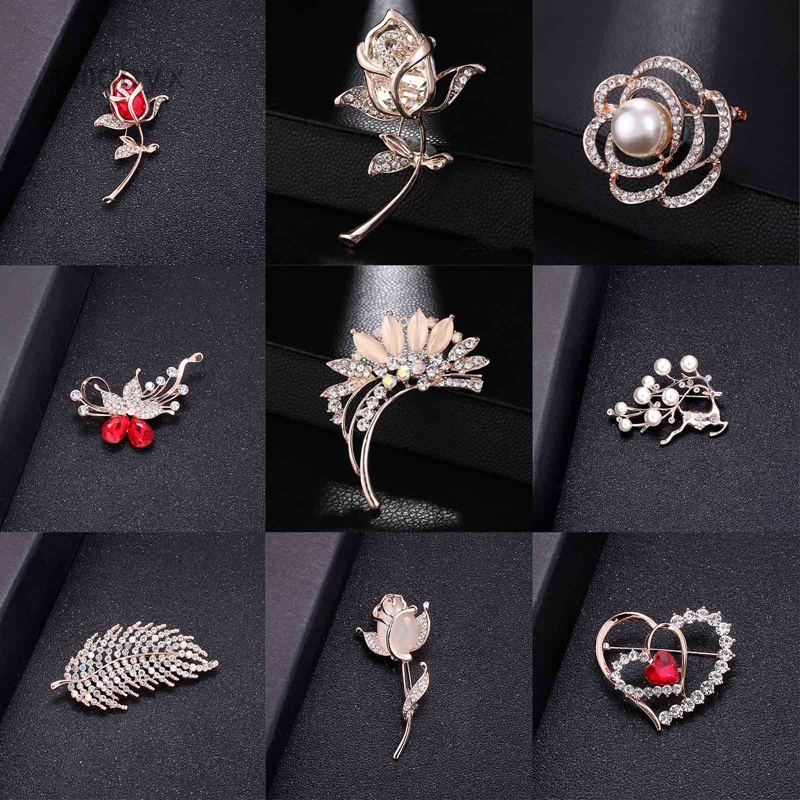 Tmdbyx Ghim Cài Áo Đính Ngọc Trai Và Đá opal Sang Trọng Thanh Lịch Cho Nữ