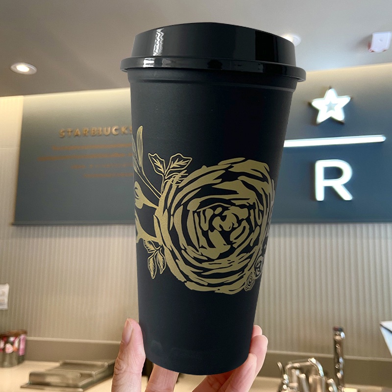 Bình Nước Thủy Tinh starbucks 473ml Kèm Túi Đựng Tiện Dụng