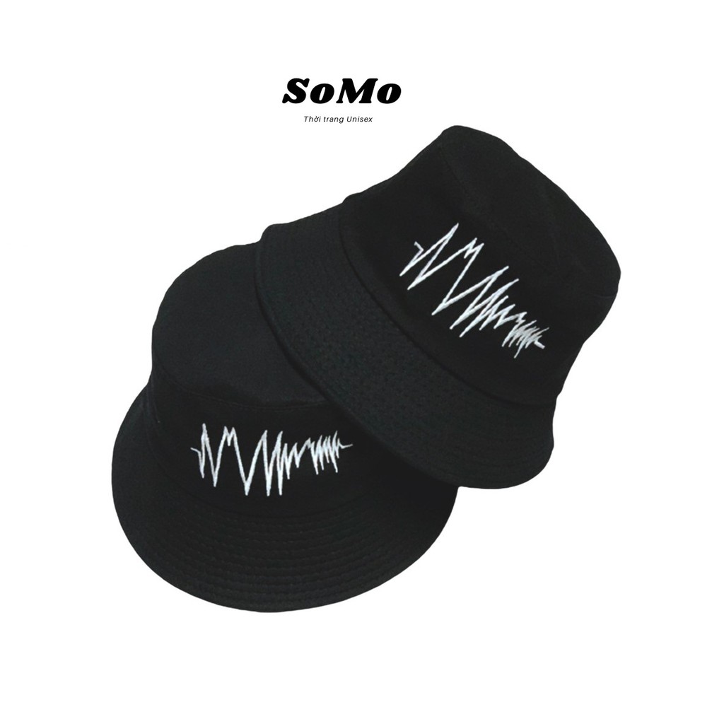 Nón Bucket Tròn Unisex Đồ Thị Mũ Nam Nữ Phong Cách Ulzzang SOMO