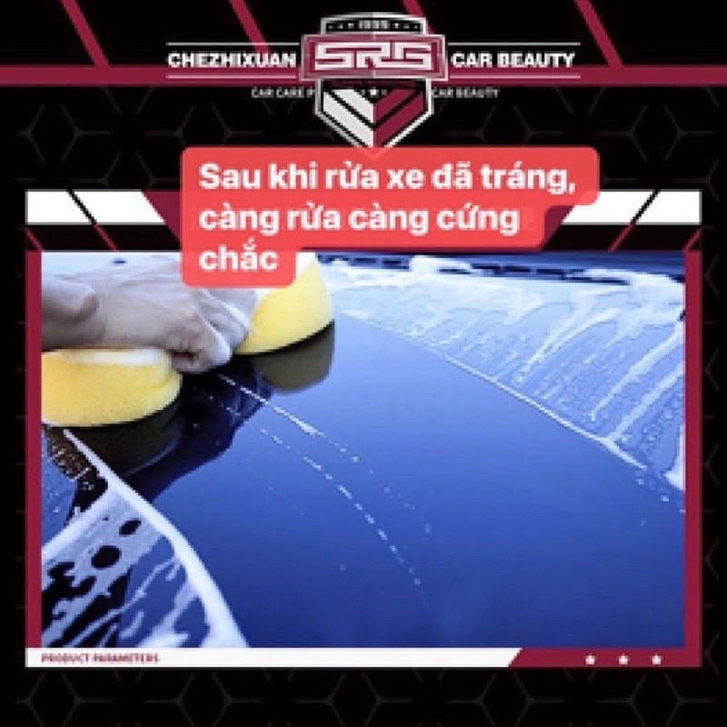 Dung Dịch rửa xe tạo bọt tuyết NaNo Wax Car Wash 1L