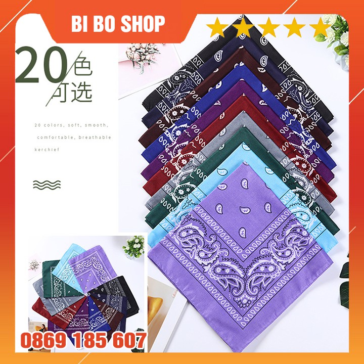 Khăn Turban, Khăn Bandana  Họa Tiết  Choàng Cổ, Đeo Tay, Đeo Túi Xách, Thắt Lưng, Búi Tóc, Đội Đầu
