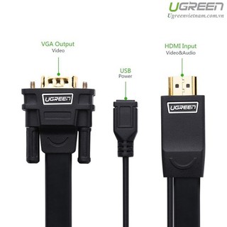 Cáp chuyển đổi HDMI to VGA dài 3m Ugreen UG-40232