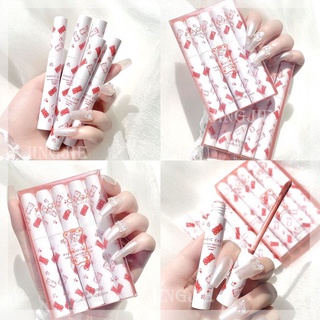 Set 5 son kem MAGIC CASA tông nhung lì hình thú cưng dễ thương