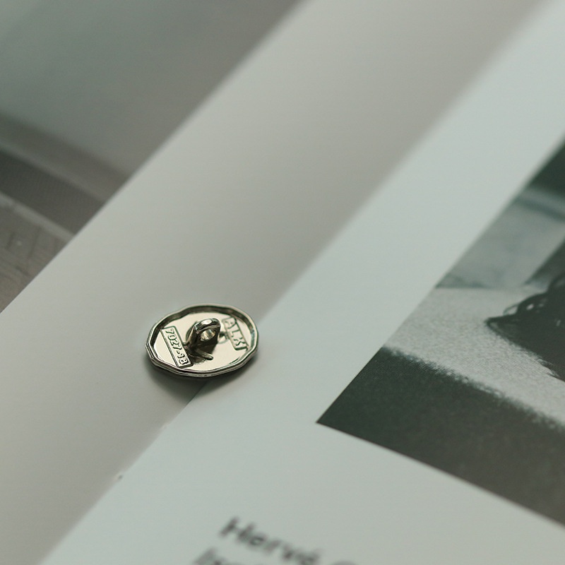 5 Nút Áo Kim Loại Hình Hoa Tulip