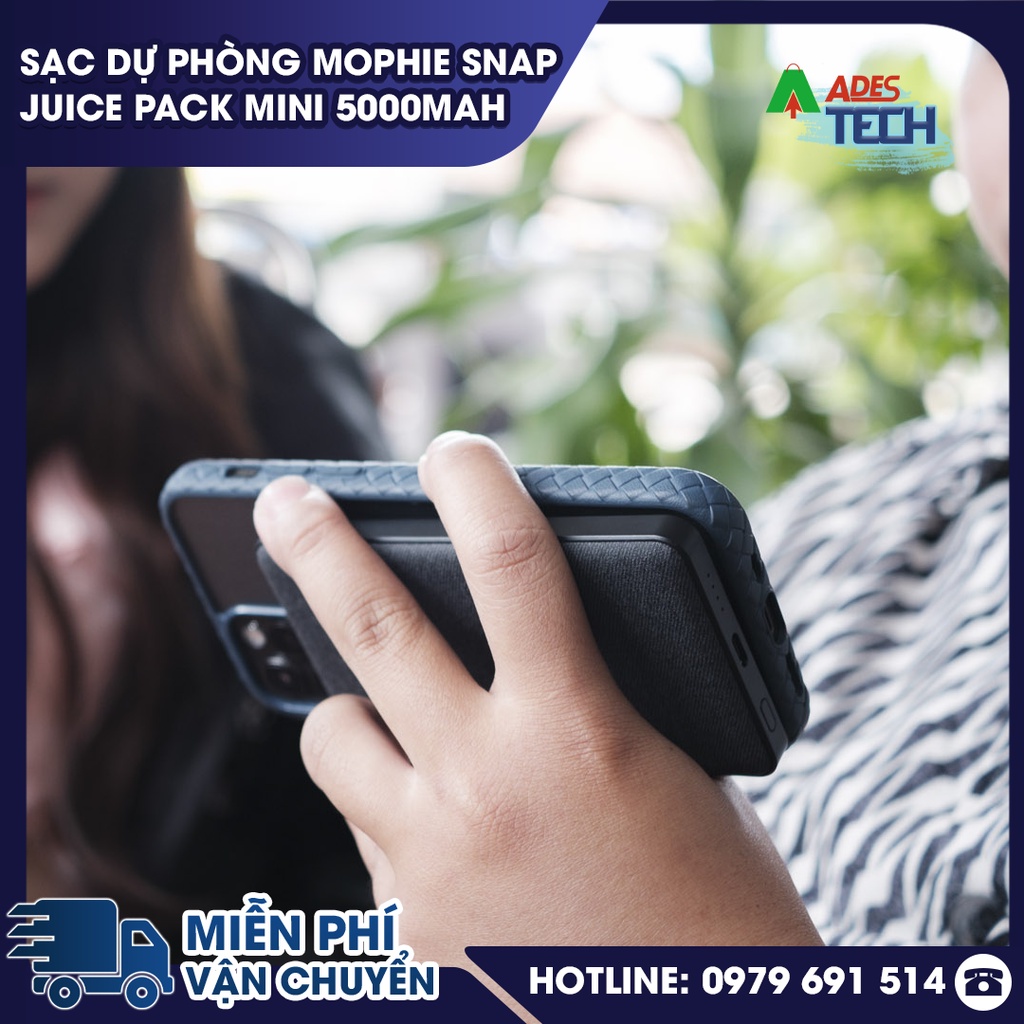 Sạc dự phòng Mophie Snap+ Juice Pack Mini 5000mAh Mới 100% chính hãng