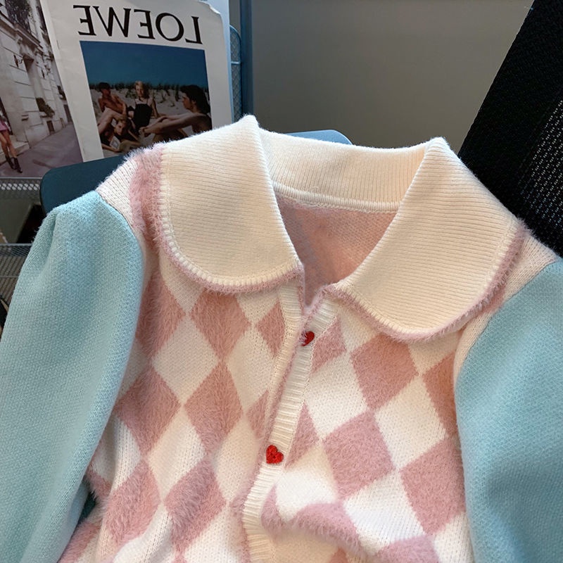 Áo Khoác cardigan Dệt Kim Dáng Rộng Thời Trang Mùa Thu Hàng Mới Dành Cho Bạn Nữ