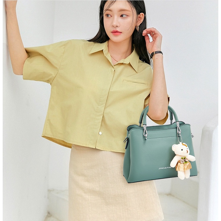 Túi xách nữ đeo chéo công sở Jinpin 3 ngăn thời trang cao cấp BAG U JP3N
