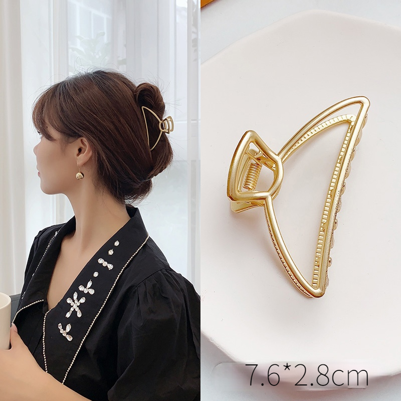 Kẹp tóc kim loại phong cách thời trang xinh xắn dành cho nữ